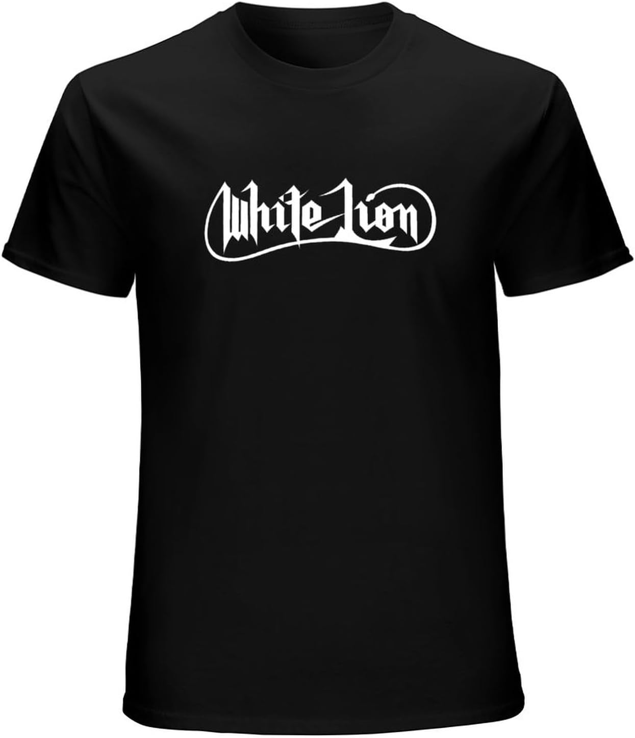 White Lion Music Music Band T-Shirt Mens Unisex Tees XS чёрный
