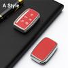 TPU skórzana obudowa kluczyka do samochodu uchwyt do Land Rovera A9 Range Rover Sport Evoque Freelander 2 Velar Jaguar XE XJ XJL XF E-PACE