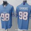3rd Gen Titans Team Football Jersey Embroidered American Game Uniform All Genders