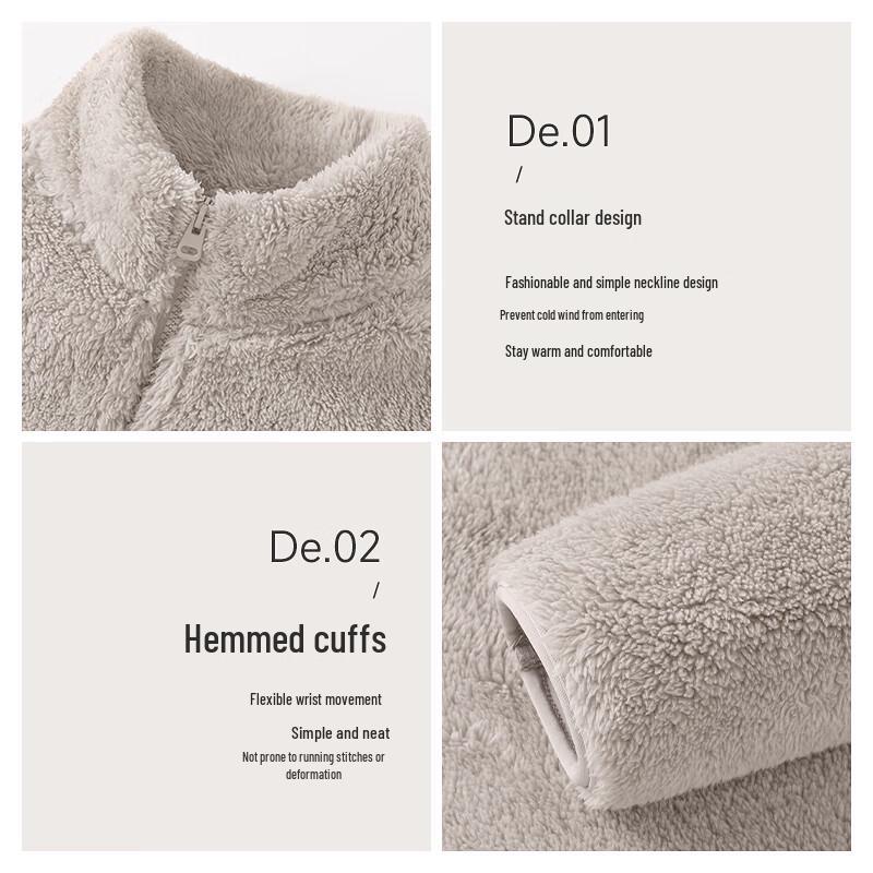 MJ STYLE Women's Winter Plush Fleece Jacket