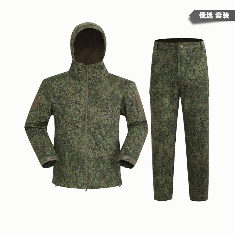 Tactical sports shark skin waterproof soft