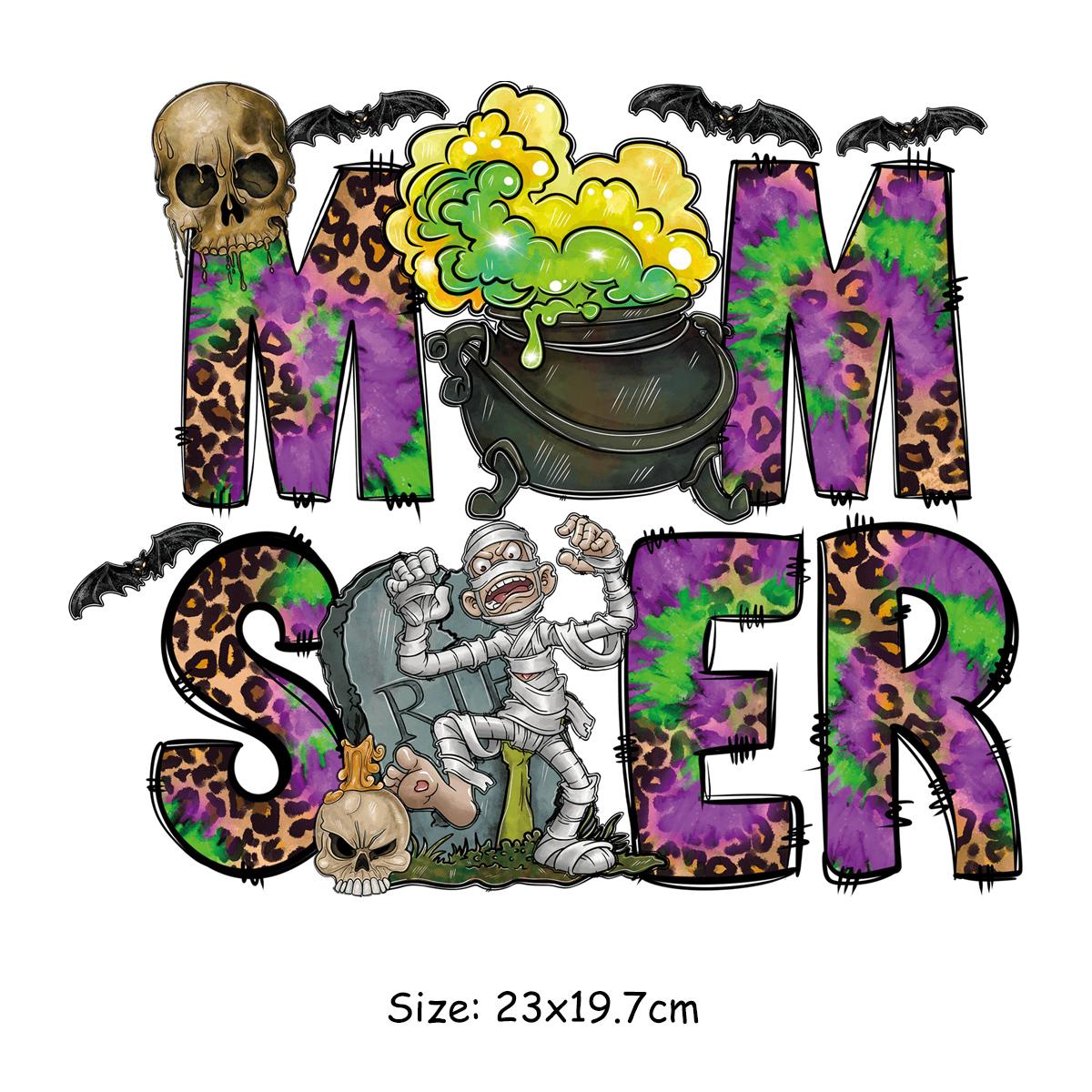 

Наклейки на одежду с черепами, наклейки на Хэллоуин, художественные ремесла, глажка, термоклейкая передача, одежда, аппликация, аксессуары «сделай сам», нашивки