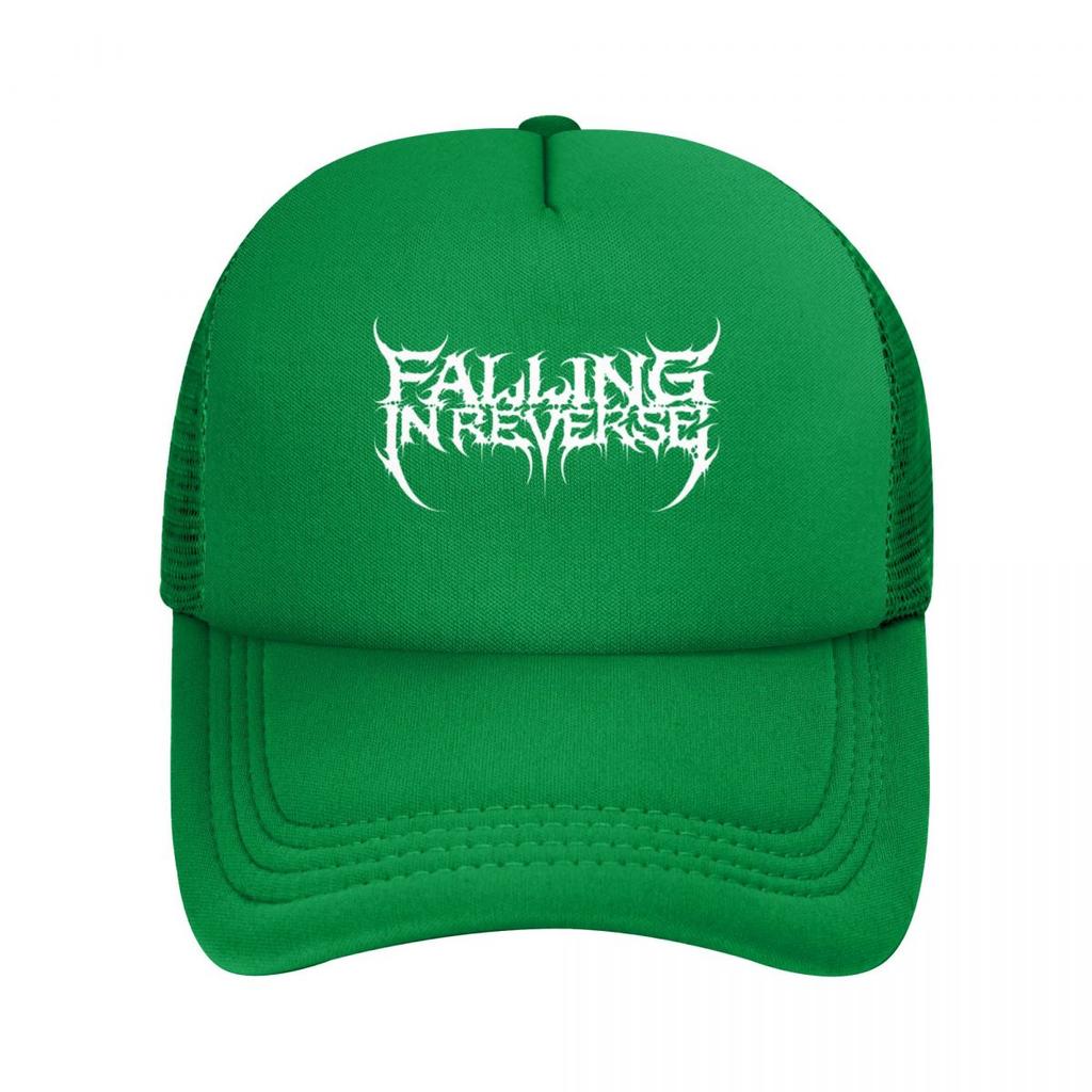 Baseball Caps Falling In Reverse Skull Heavy Metal Mesh Hats Outdoor Adjustable Adult Hats