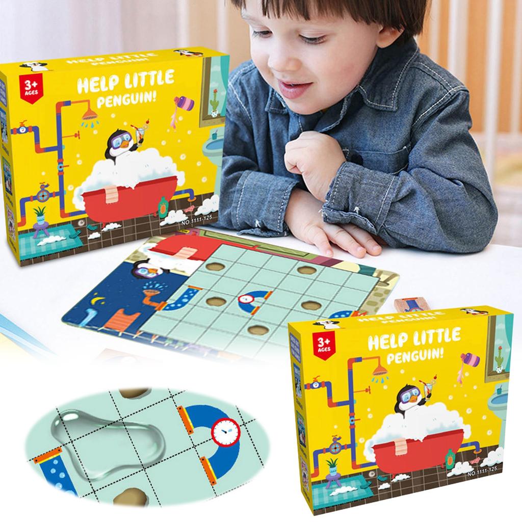 Family Tabletop Game Penguin Slide Iceberg Strategy Board Game For Kids Adults Party Night
