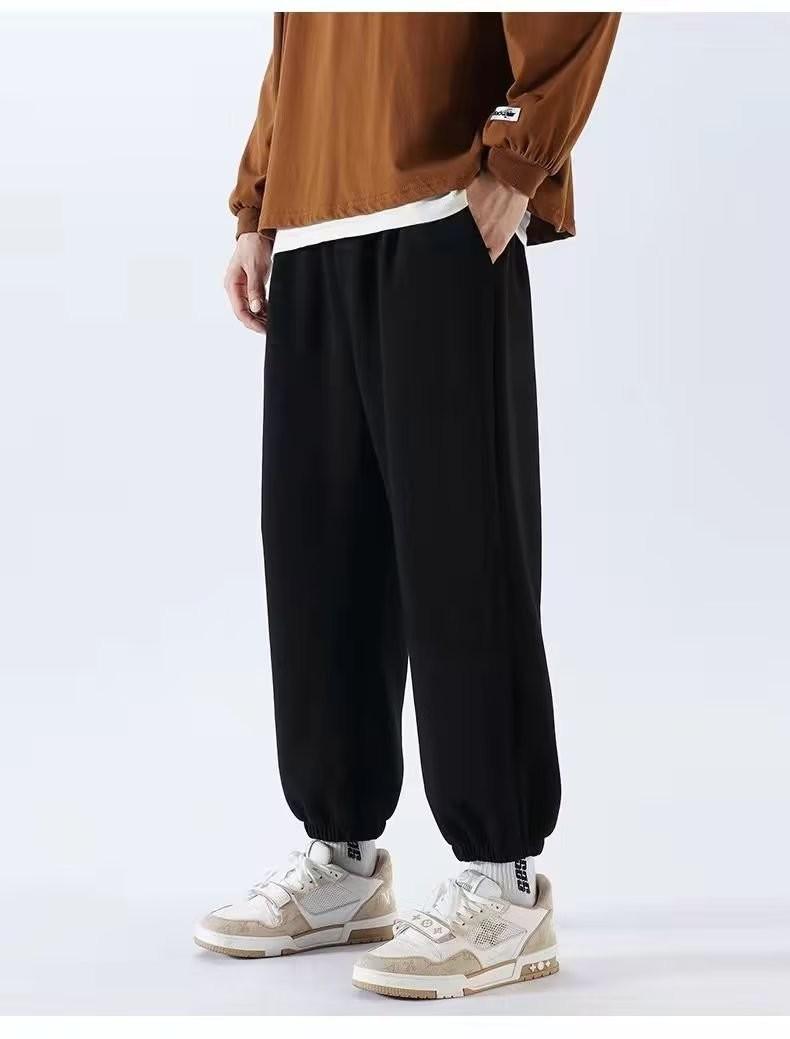 

Мужские летние легкие брюки-джоггеры - модные трикотажные спортивные штаны длиной девять точек 2XL