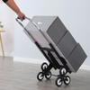 Lightweight Folding Trolley for Climbing Stairs - Multi-Purpose Handcart for Moving, Shopping, and Deliveries