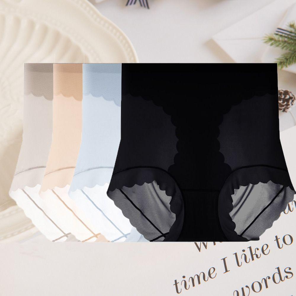 Shapers Tummy Control Underwear Ice Silk Body Shaping Briefs Breathable Slimming Shapewear  Female