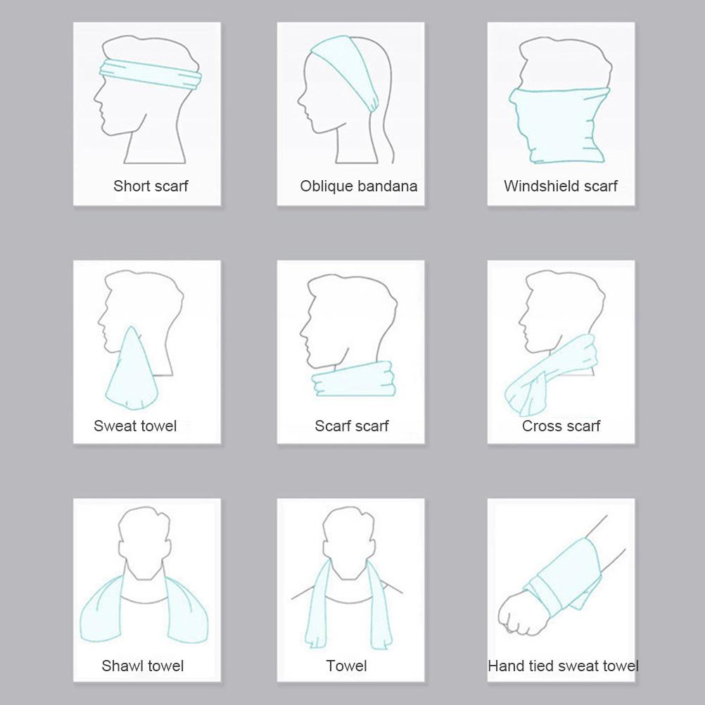 Ice Towel Cooling Towel Ice Towel for Neck Microfiber Cool Towel Soft Chilly Towel for Yoga Gym Running Workout Fitness