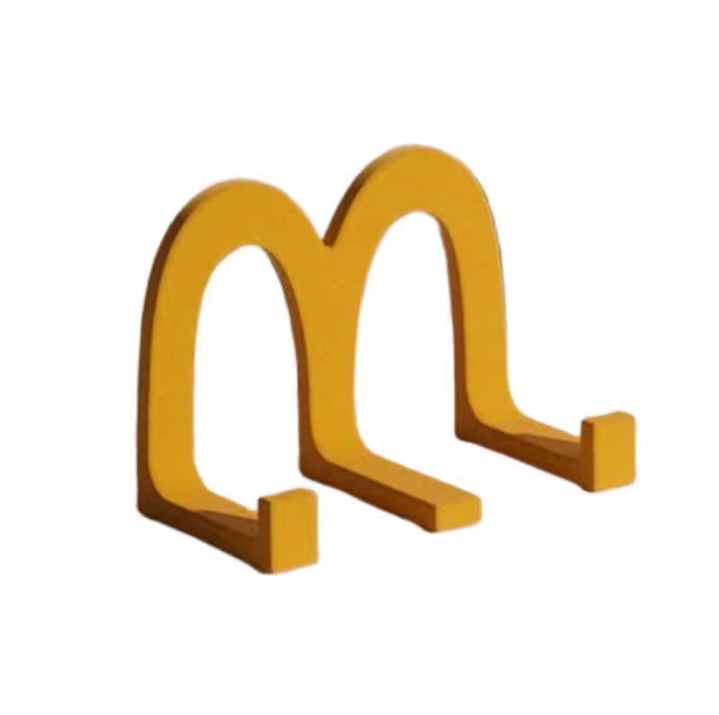 Golden Arches McDonald s M-Shaped Desktop Ornament: Multifunctional Stand for Students, Cute and Convenient Mobile Phone Holder