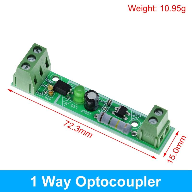 PC817 1 2 4 8 Channel Optocoupler Isolation Board Voltage Converter Adapter Module 3.6-30V Driver Photoelectric Isolated Module