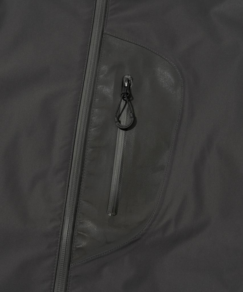 Welter Experiment Wol029_3Layer Nut Hood Shell Jacket_Charcoal