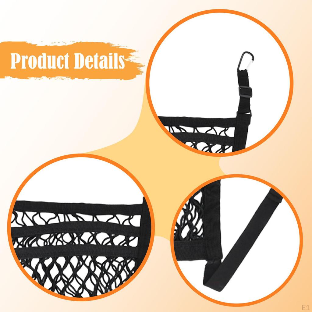 Bicycle Basket Luggage Net, 3-layer, Universal, Secure, for Motorcycle Equipment, Luggage,