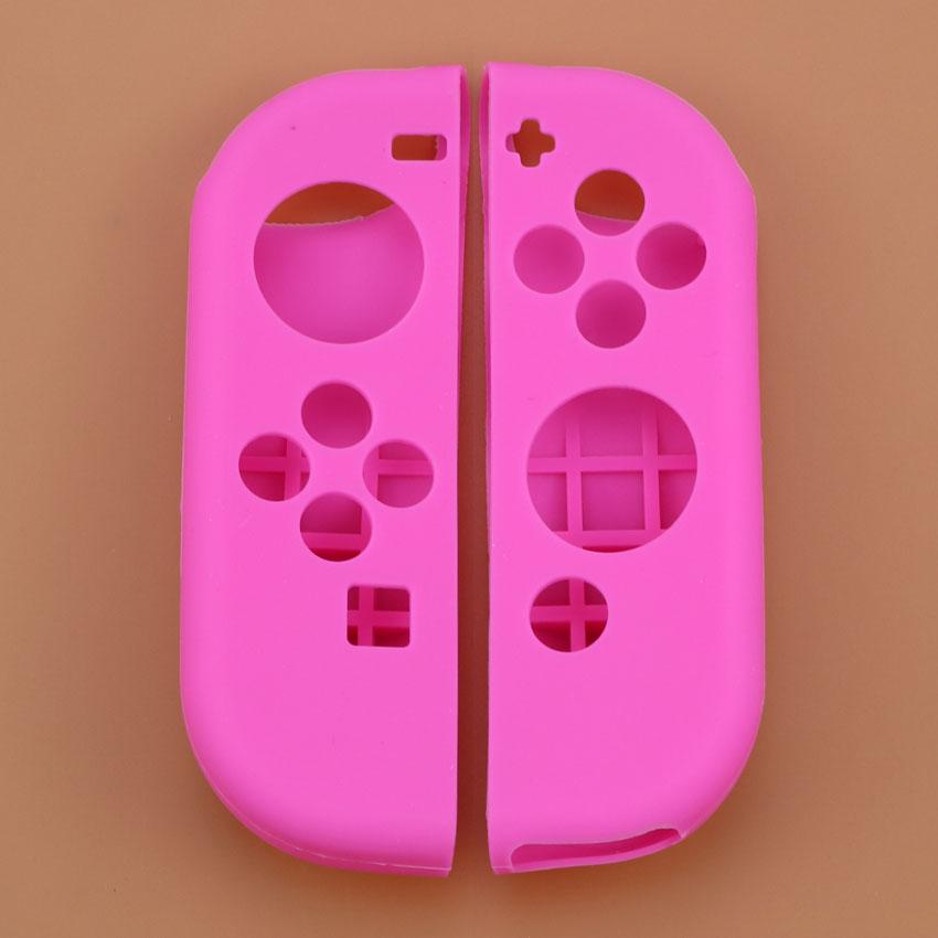 JCD 1Set Links Rechts Weiches Silikon Gummi Griff Gel Schutz L R Controller Gamepad Hülle Case Abdeckung Für Switch Joy-Con Joycon NS