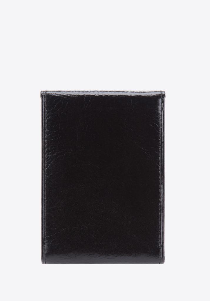 Wittchen Men's Leather Card Case, Simple Black, Natural Leather