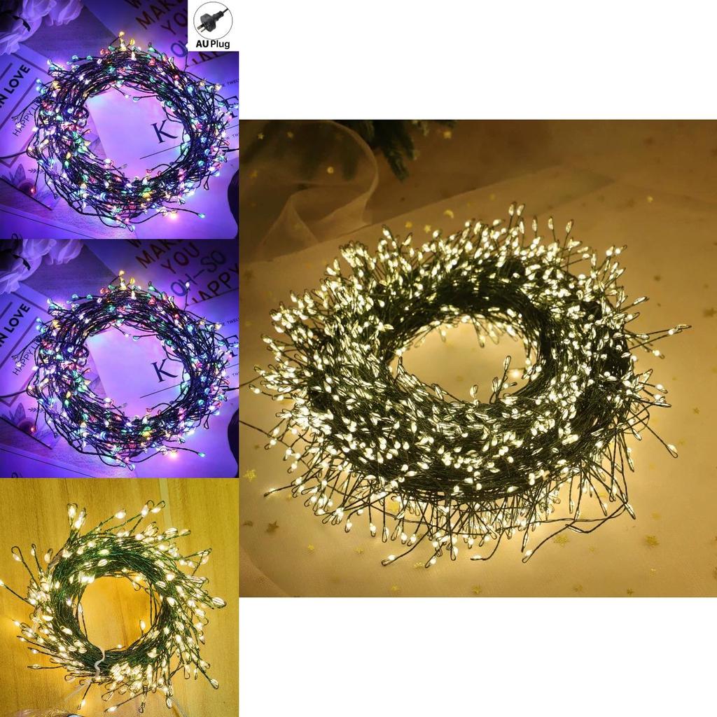 Led Copper Wire String Lights For Christmas Indoor Outdoor Holiday Lighting