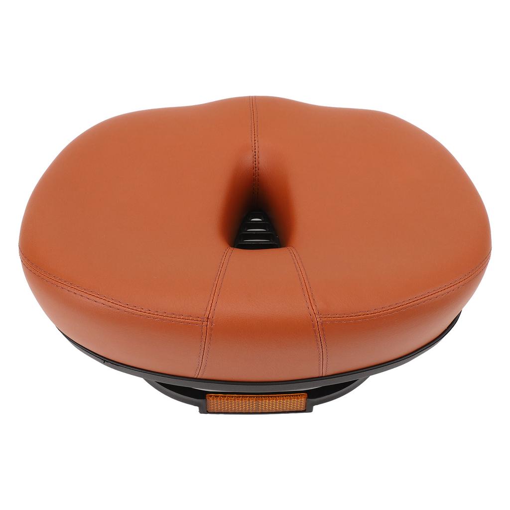 Selle de vélo sans nez Selle de vélo large Remplacement Épaissie Creuse Respirante Absorption des chocs Ville