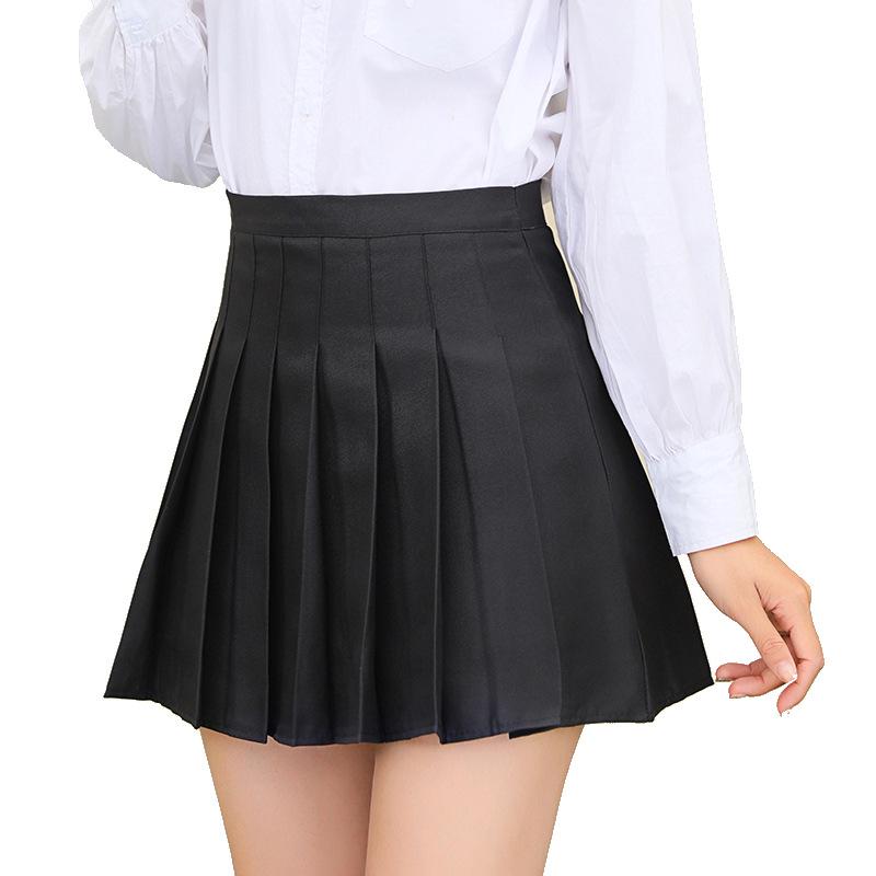 Gonna Pieghettata Gonna Corta Nuova Versione Coreana di Uniforme Scolastica Gonna Estiva a Linea A