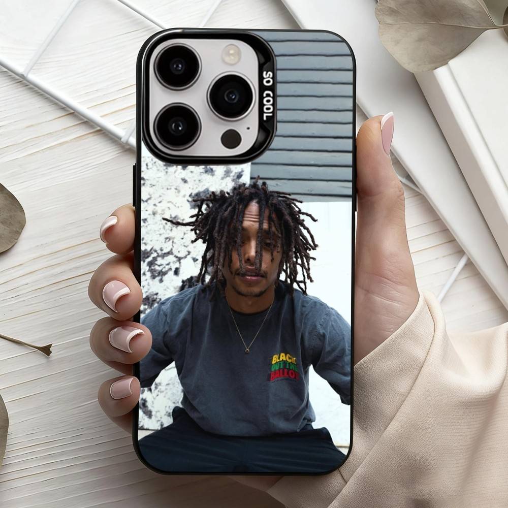 American Actor Jacob Gibson Phone Case For iPhone17,16,15,14,13,12,11 Plus,Pro Max Black Candy Silver Phone Case