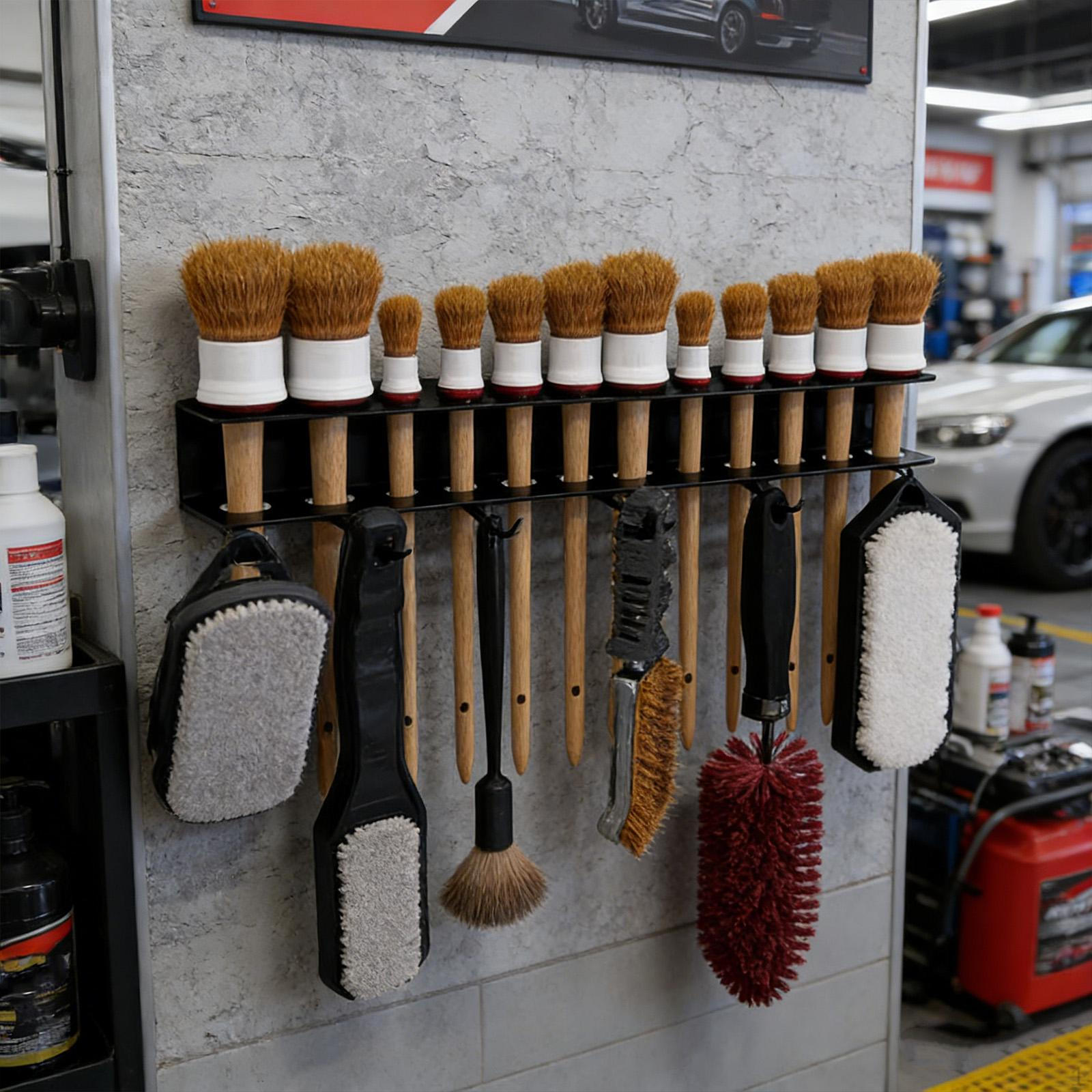 

Car Detail Brush Holder Tool Storage Rack Universal Multifunctional Easy