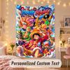 Custom Personalized Tapestry,One Piece Print Custom Name Text Wall Art Hanging for Bedroom