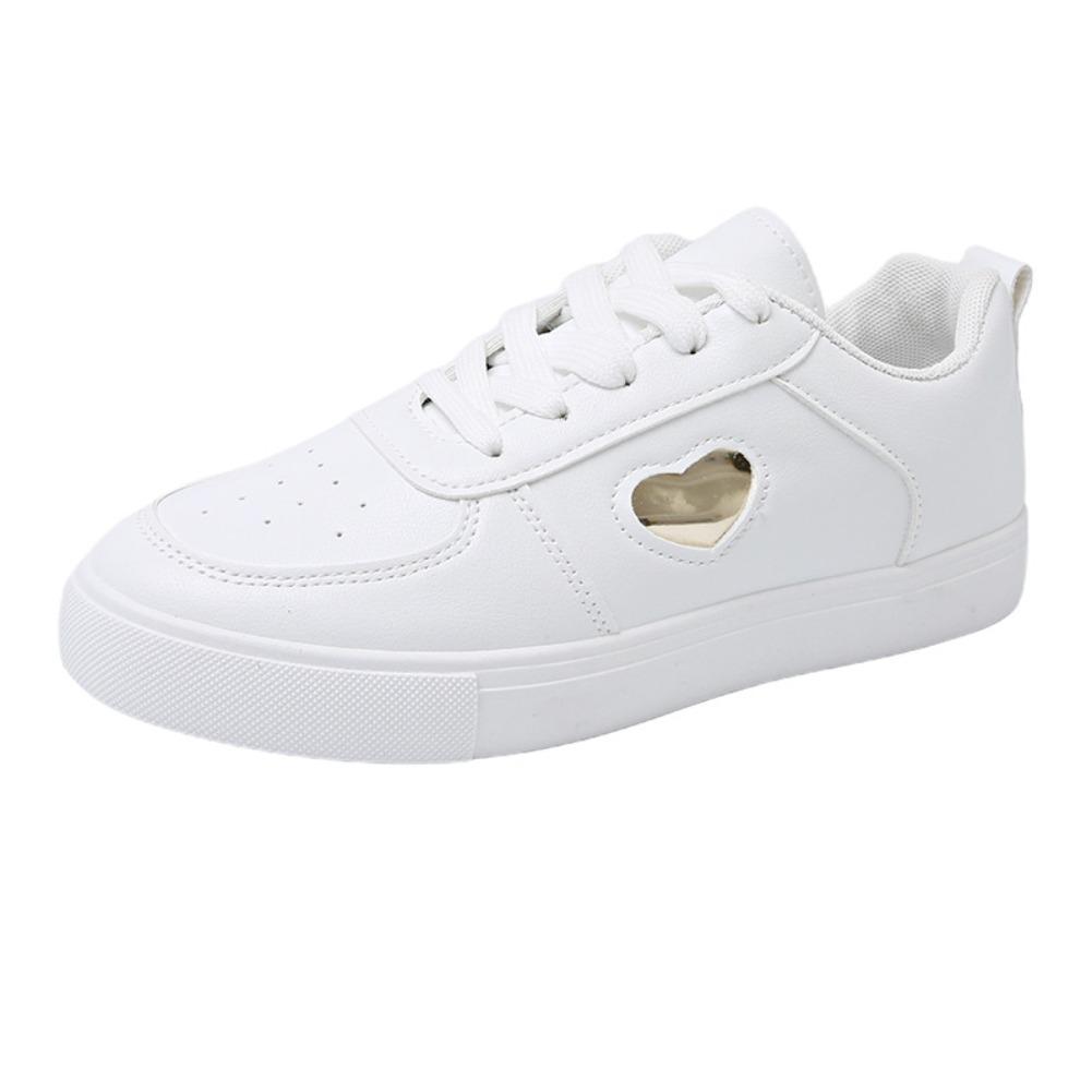 Frühlings- und Herbst Damenmode Sneaker Schnürschuhe Atmungsaktive Freizeitschuhe Lässige Komfort-Sneaker De Mujer
