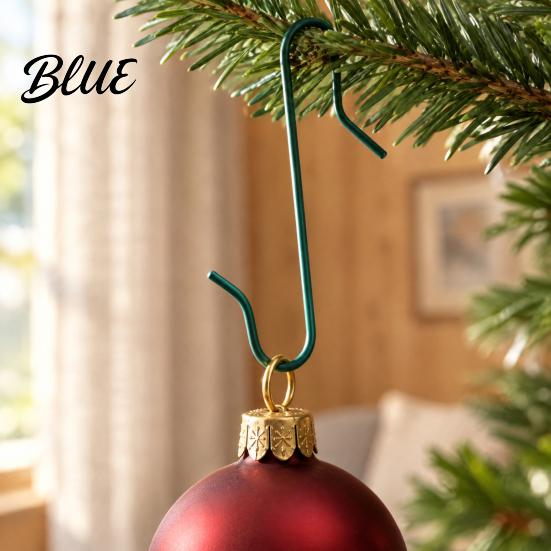 Christmas Tree Accessory Festive Hangers Hooks Metal Pcs Ornament Kit 100 S-Shaped Hangers Hooks