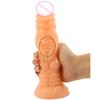 Realistic Silicone Dildo Thick Anal Plug Long Penis for Women with Thick Glans Real Dong and Powerful