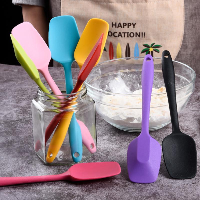 In-Stock All-in-One High-Temperature Resistant Silicone Spatula T-Shaped Scraper and Cream Mixing Tool