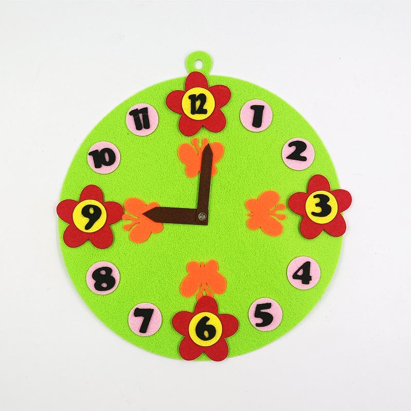 Colț de grădiniță DIY: Materiale Didactice Puzzle Numere din Pâslă