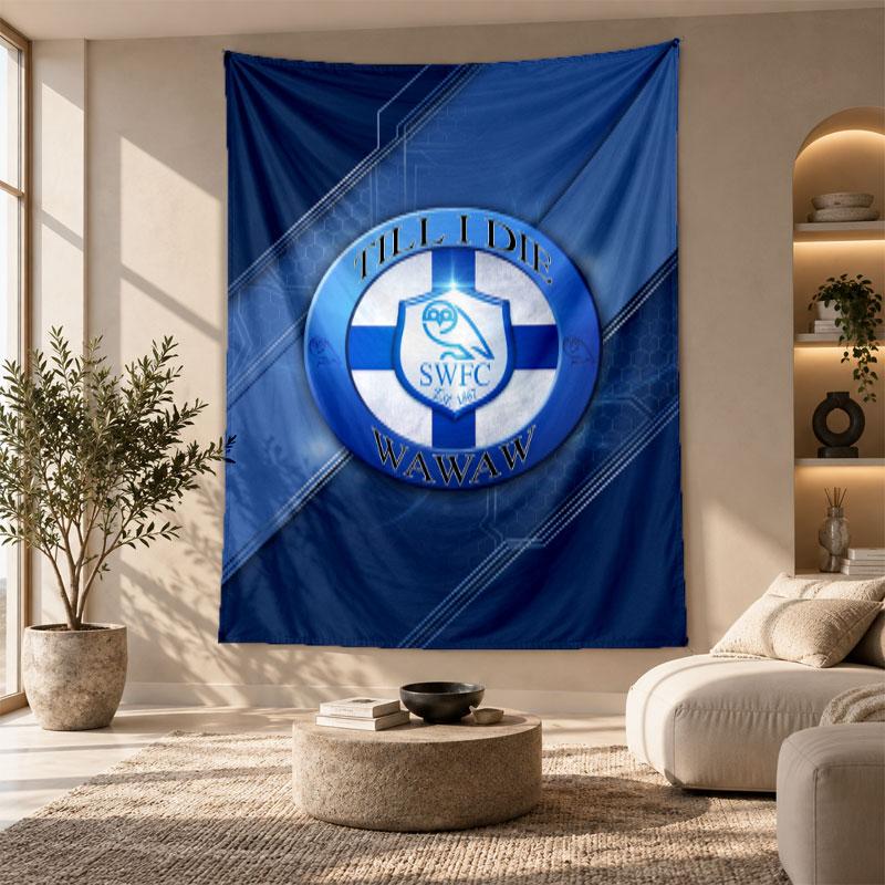 Decorative Tapestry,Sheffield Wednesday Printed Wall Art, Lightweight Wall Hanging For Bedroom Background