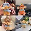 Elephant Bear Pooh Pig Keychain Cute Kids Backpack Pendant Plush Doll Gifts