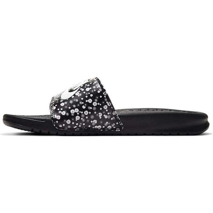 New Nike Benassi Jdi Floral Slide 'Black' Women's 618919-035