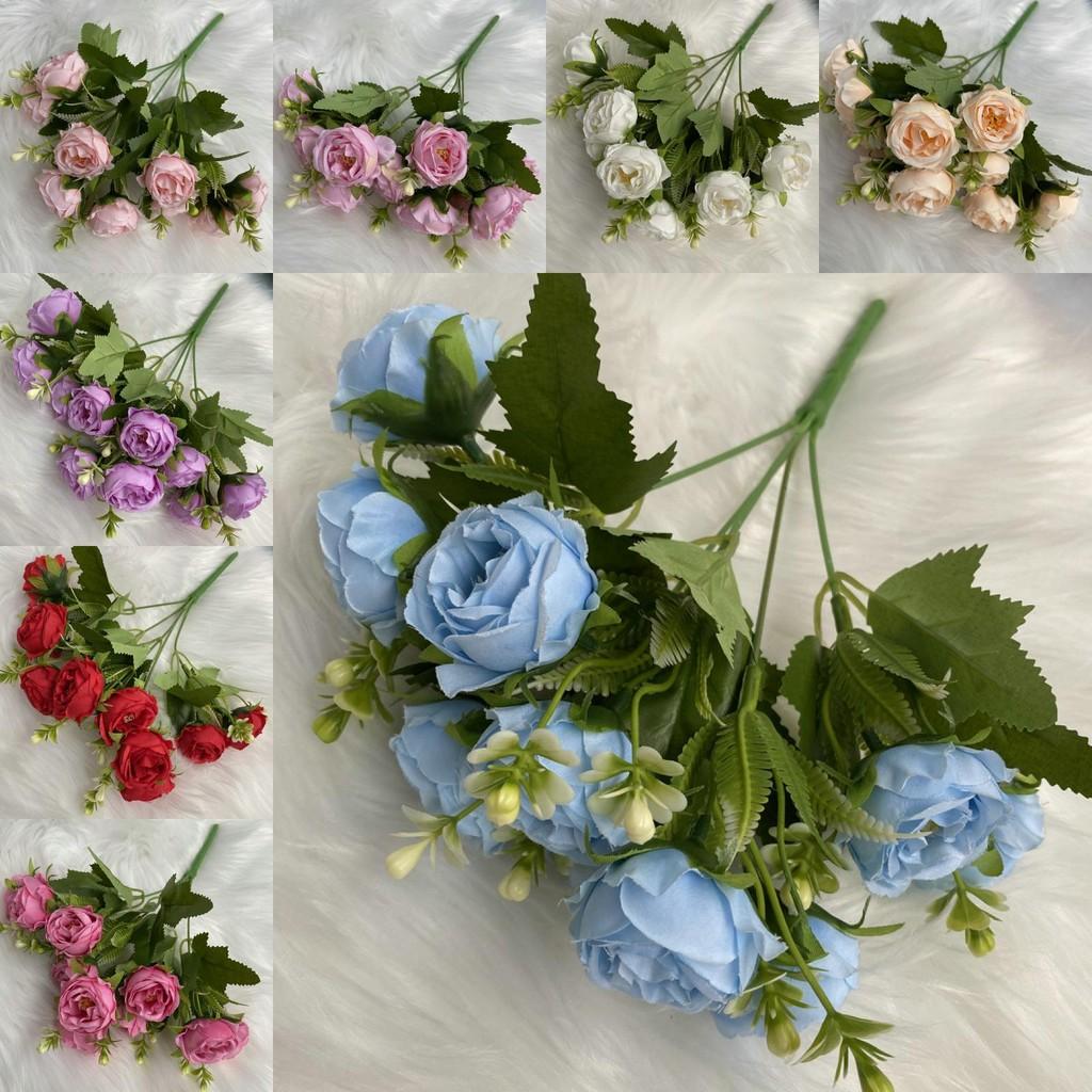 Nordic Velvet Peony Artificial Flowers For Indoor Decoration
