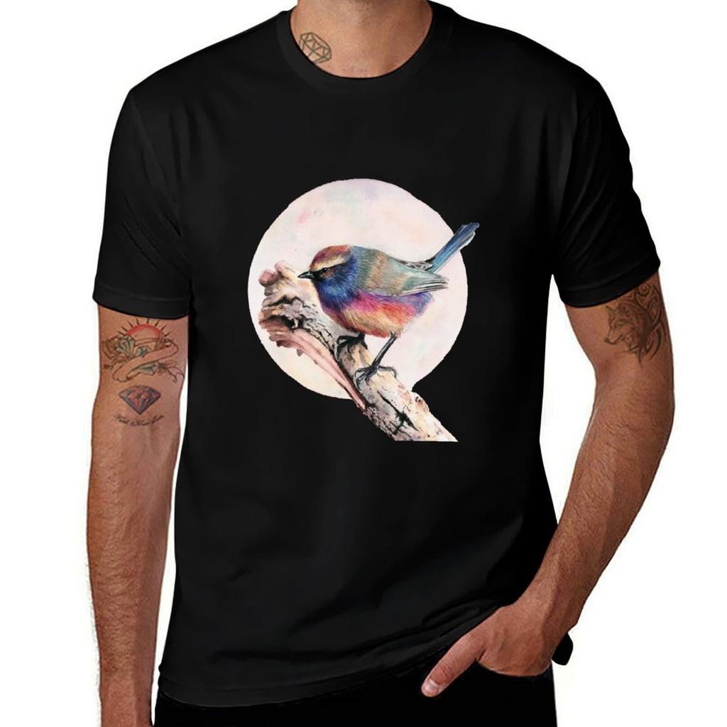 Rainbow bird TShirt UV Protection Outdoor Tee Shirt