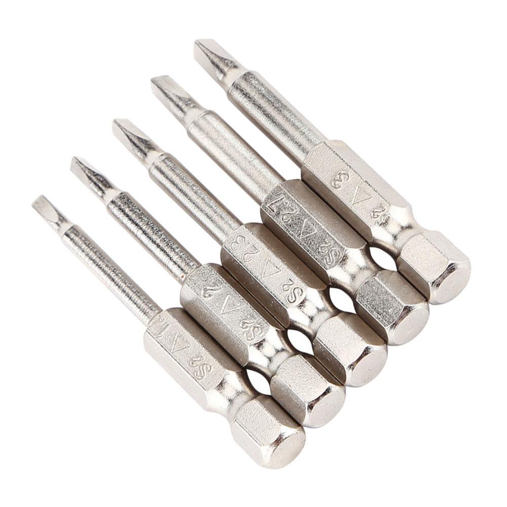 5 Pcs 1/4 Inch Hex Shank Magnetic Triangle Screwdriver Bits Set  Screwdriver Repair Tool
