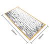 Outdoor-Notfall-Überlebens-Schlafsack, Thermodecke, Mylar, wasserdicht, wiederverwendbar, tragbar, für Camping, Wandern, Notfallausrüstung