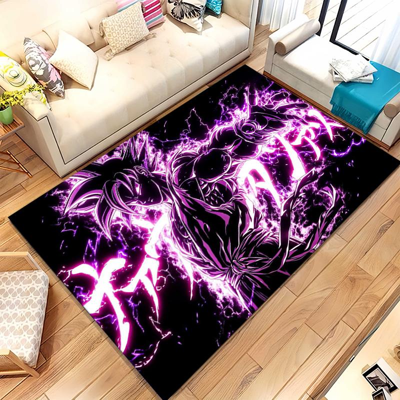 

Anime D-Dragon Ball Game Cartoon Living Room Non-Slip Area Rug Soft Carpet for Bedroom Kids Playroom Sofa,Home Decor Doormat 40x60cm