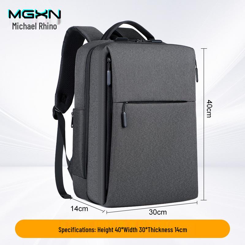 Unisex High-End Business Travel Backpack - Waterproof Laptop & Shoulder Bag