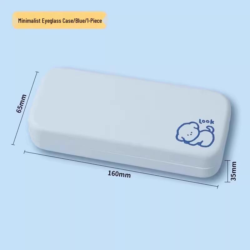 Men's Retro Anti-Pressure Myopic & Sunglasses Case