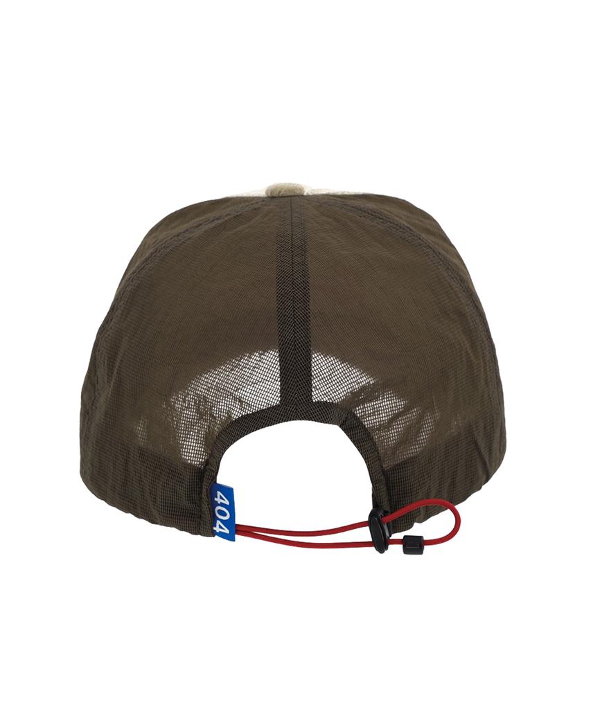 Nonpaundeu Light Mesh Run Ball Cap [Brown]