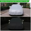 Universal 3 Layer Car Cover Waterproof All Weather UV Protection Windproof Outdoor Full Car Cover Fit Hatchback Sedan SUV MPV