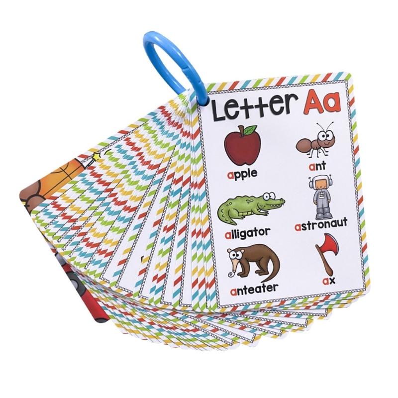 

156Pcs Double Side Letter Cards 26 Letter Learning Tool Phonics Flashcards For Children Classroom Phonics Teaching Aid 1