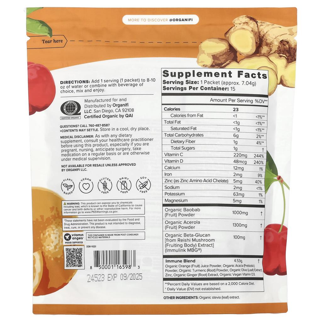 Original Immunity, Reiseverpackung mit 15 Stück, 105,6 g (3.72Oz)