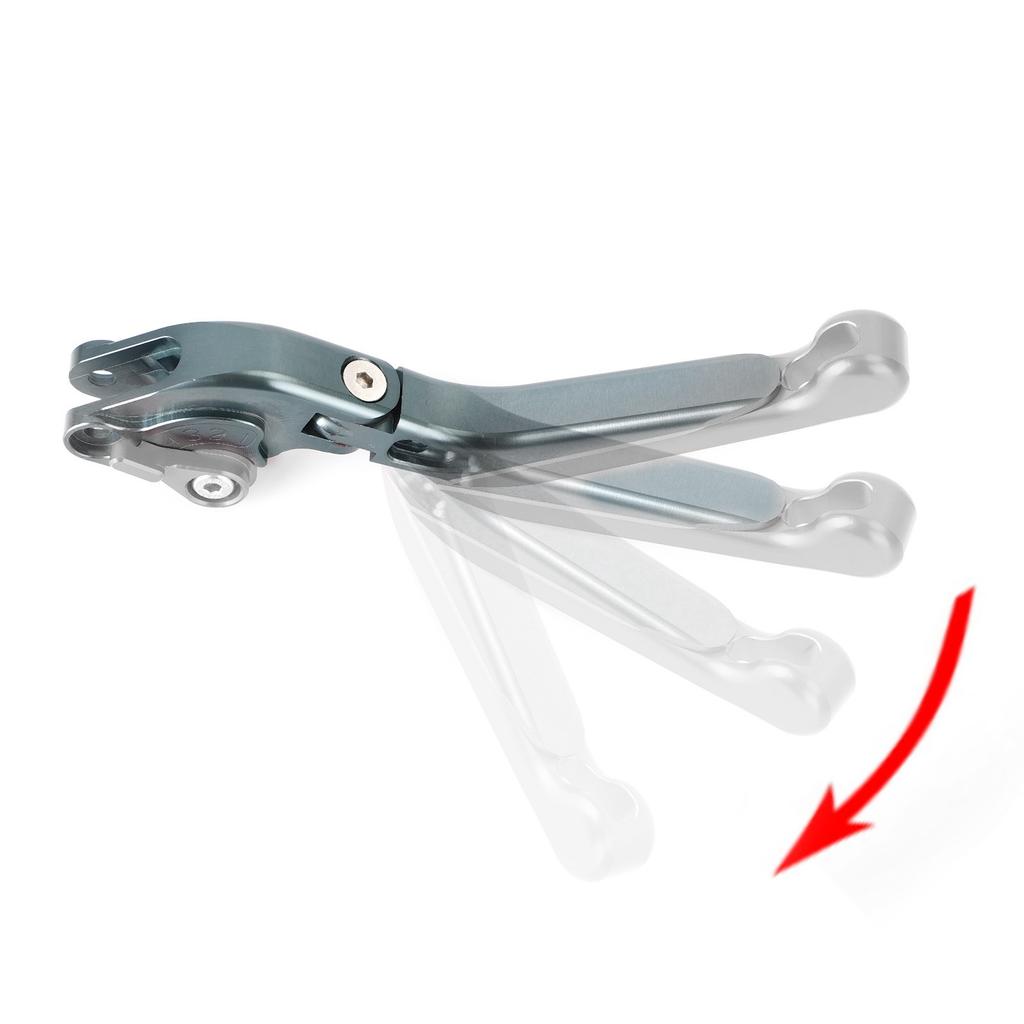 Verstellbarer Kupplungsbremshebel passend für VOGE DS900X 900DSX 2024-2026 Silber