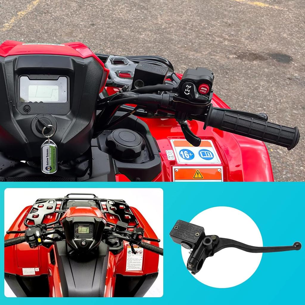 Front Brake Master Cylinder Compatible With Honda TRX 200 250 300 350 420 500 520 ATC 200X 250R 350X OME#45510-HR3-305