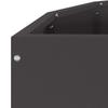 Planter Black 90 X 45 X 35 Cm Steel