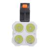 LED Taschenlampe Scheinwerfer USB Wiederaufladbar Super Hell Mehrfachmodus Handheld Taschenlampe Laterne für