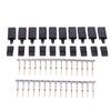 10 Pair Servo Disconnection Clip For Safety Connector Receiver Plug Signal Transmission Lock and Pin Set Pin For Futaba