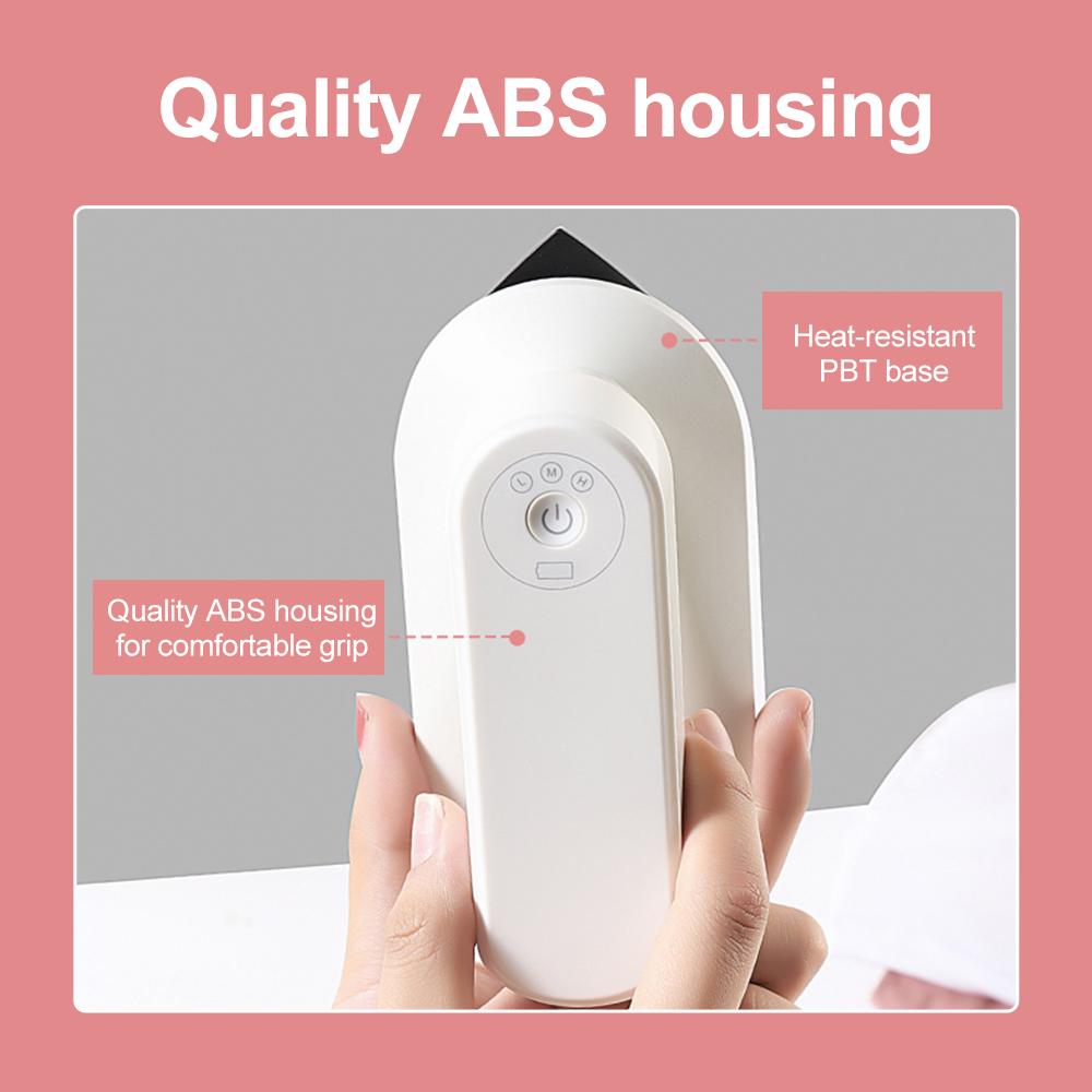 Portable Mini Electric Iron Cordless Rechargeable Dry Iron Wrinkle Remover Touch-Up Ironing For Home Business Trip Travel