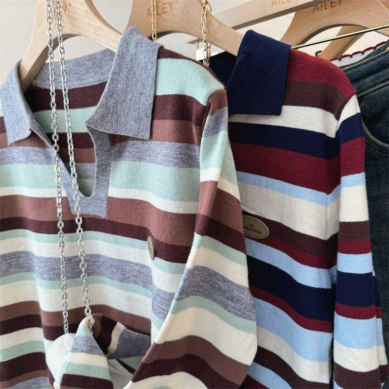 Sweater for Women Winter Cotton Thickened Pullover Warm Knitted Stretchy Long Sleeve Oversize Jumper Sweater Tops